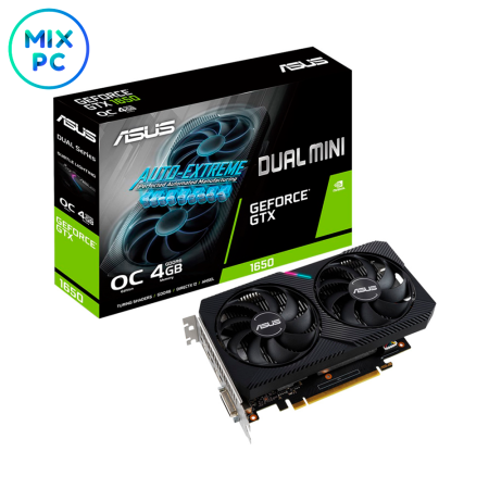 Видеокарта GTX1650 4GB Asus DUAL DUAL-GTX1650-O4GD6-MINI