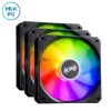 Вентиляторы ADATA XPG VENTO R 120 ARGB PWM REVERSE Black 3шт 120х120x25мм