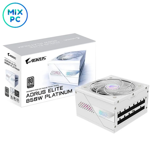 Блок питания 850W GIGABYTE GP-AE850PM PG5 ICE 80+ Platinum