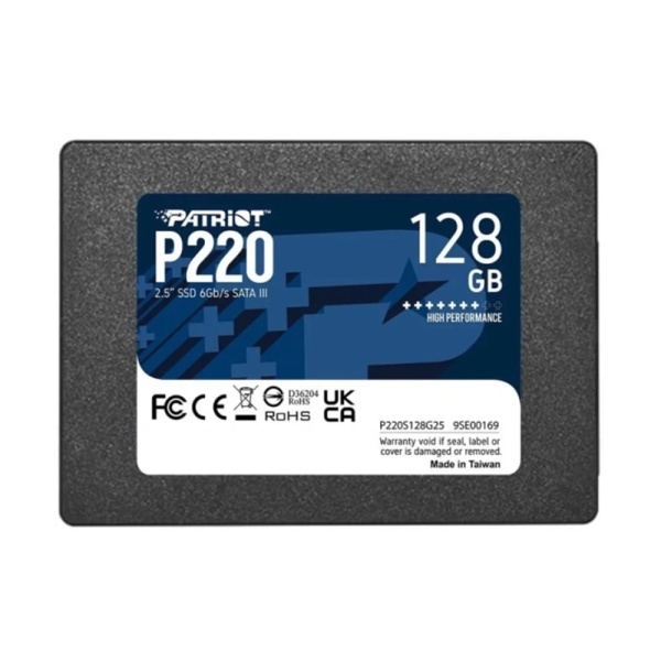 Накопитель SSD 2.5" 128GB Patriot P220 P220S128G25
