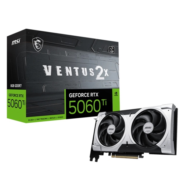 Видеокарта RTX 5060 Ti 8GB MSI VENTUS 2X PLUS