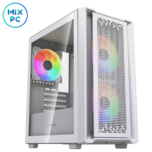 Корпус Powercase Mistral SM04 ARGB White