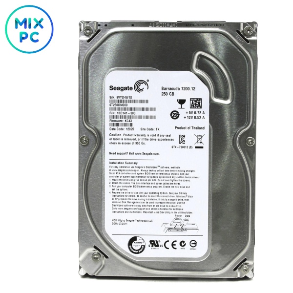 Накопитель HDD 3.5" 250GB Seagate Barracuda ST250DM000 Б/у