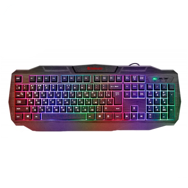Клавиатура проводная Defender Ultra HB-330L RU Black
