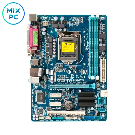 Материнская плата LGA1155 GIGABYTE GA-B75M-D3V Б.У
