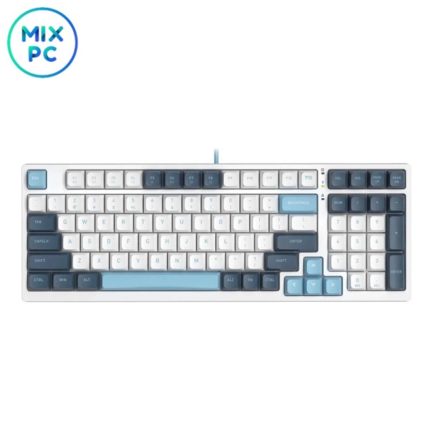 Клавиатура проводная A4Tech Fstyler FS300 White/Blue