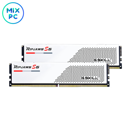 Оперативная память DDR5 32GB (2x16GB) 6000MHz G.SKILL RIPJAWS S5 White