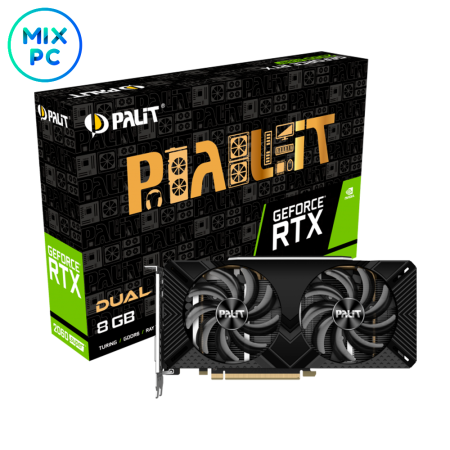 Видеокарта RTX2060 Super 8GB Palit Dual NE6206S018P2-1160A-1