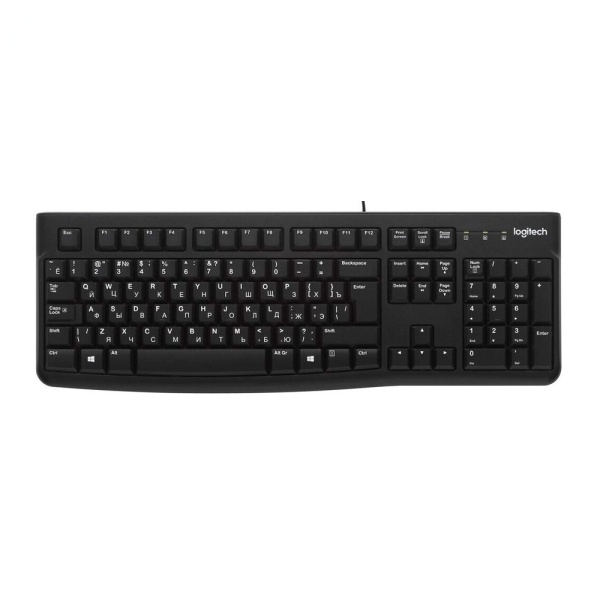 Клавиатура проводная Logitech K120 Black