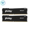 Оперативная память DDR4 16GB (2x8GB) 3200MHz CL16 Kingston FURY Beast Black.