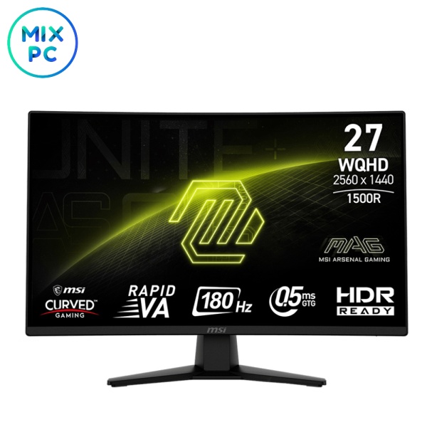 Монитор 27" MSI MAG 274CQF 2560x1440, VA, 180Гц
