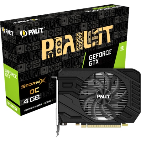 Видеокарта PCI-E GeForce GTX1650 Super 4Gb Palit StormX OC NE6165SS18G1-166F