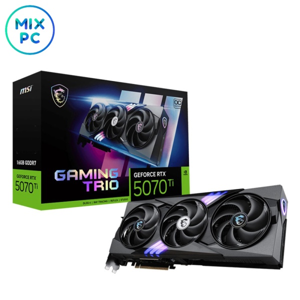 Видеокарта RTX 5070 Ti 16GB MSI GAMING TRIO OC