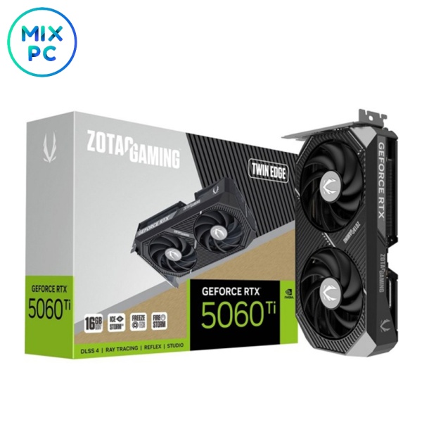 Видеокарта RTX 5060 Ti 16GB Zotac GAMING Twin Edge ZT-B50620E-10M