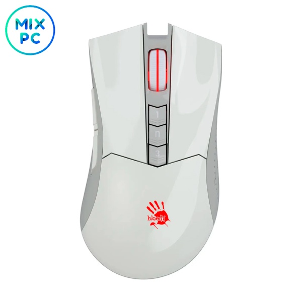Игровая мышь A4Tech Bloody R90 PLUS GREUISH WHITE