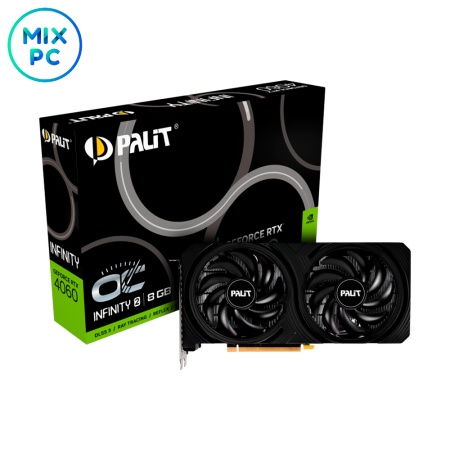 Видеокарта RTX4060 8GB Palit Infinity 2 OC NE64060S19P1-1070L