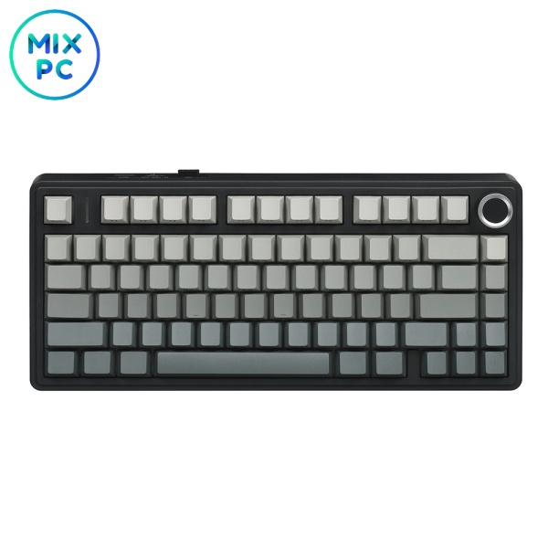 Клавиатура проводная + беспроводная AULA F75 Gray