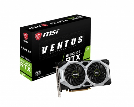 Видеокарта PCI-E GeForce RTX2060 6Gb MSI VENTUS OC RU