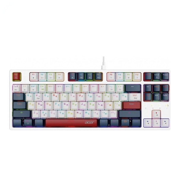 Игровая механическая клавиатура Acer OKW305 White