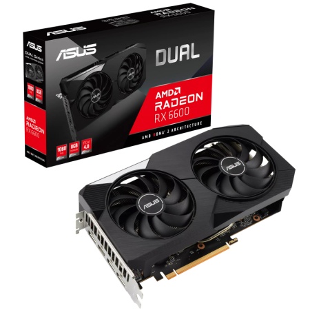 Видеокарта RX6600 8GB ASUS DUAL-RX6600-8G