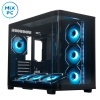 Корпус XASTRA QR500 7ARGB-FM-C10-UC Black