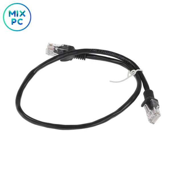 Патчкорд 0.5м Cablexpert PP12-0.5M/BK