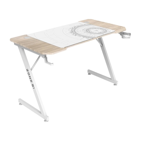 Стол компьютерный ZONE 51 TRINE 120 Wood/White Z51-T2N-WD