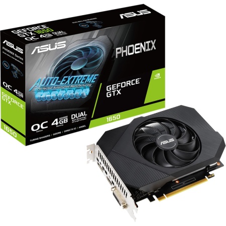 Видеокарта PCI-E GeForce GTX1650 4Gb ASUS PH-GTX1650-O4GD6