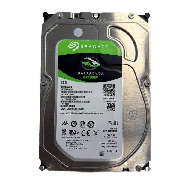 Накопитель HDD 3.5" 2TB Seagate Barracuda ST2000DM008 Б/у