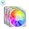 Вентиляторы ADATA XPG VENTO R 120 ARGB PWM REVERSE White 3шт 120х120x25мм