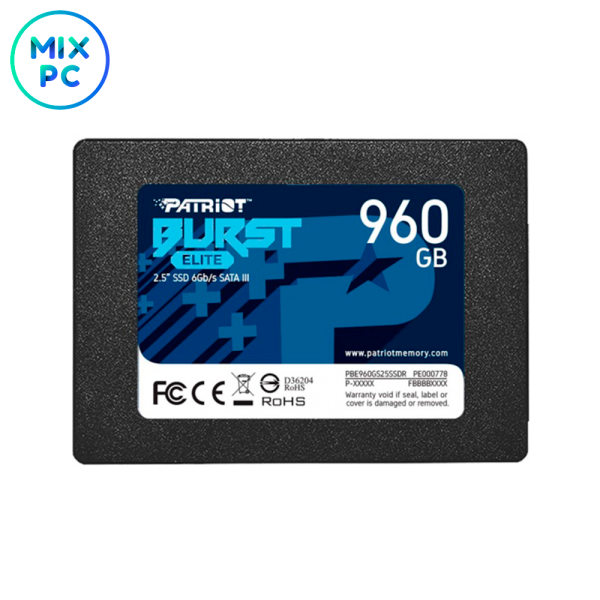 Накопитель SSD 2.5" 960GB Patriot Burst PBE960GS25SSDR