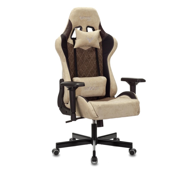 Кресло компьютерное Zombie VIKING 7 KNIGHT BR FABRIC Brown