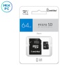Карта памяти microSD 64GB Smartbuy (SD адаптер)