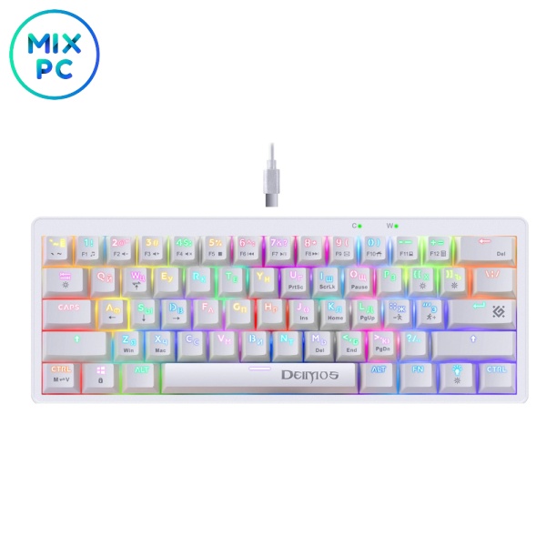Игровая проводная клавиатура Defender Deimos GK-303 USB White