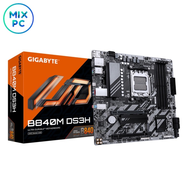 Материнская плата AM5 GIGABYTE B840M DS3H
