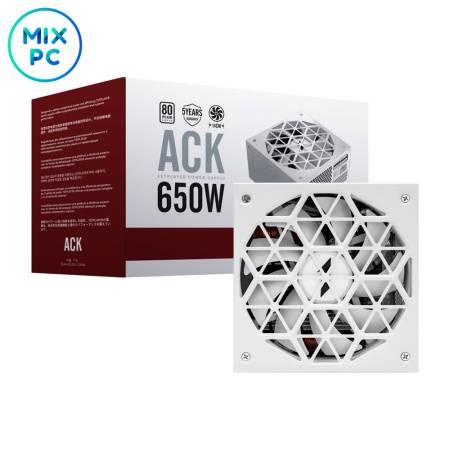 Блок питания 650W 1STPlayer ACK White HA-650AC1-WH 80+ Standart