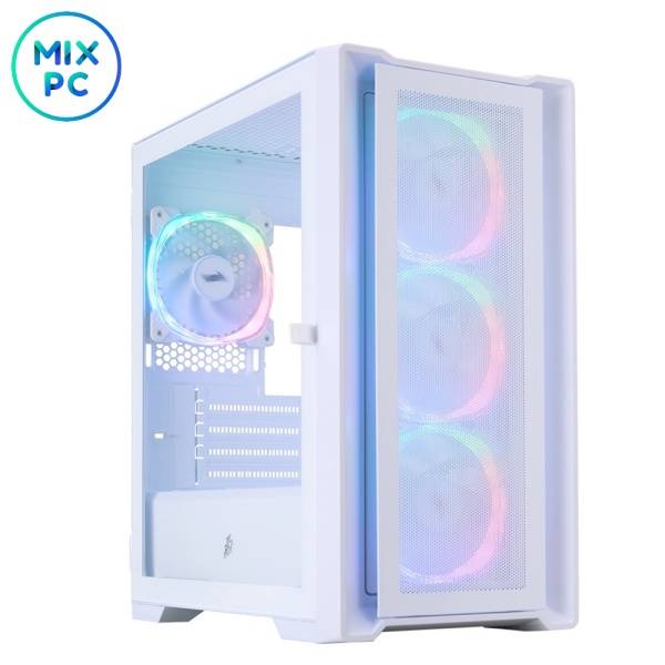 Корпус 1STPlayer TRILOBITE T4 MESH ARGB White T4-WH-4FS7-W