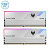 Оперативная память DDR5 64Gb (2х32GB) 6000Mhz CL30 Acer Predator Vesta II RGB Silver