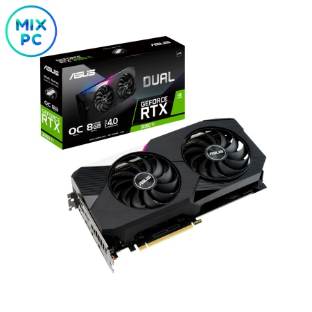 Видеокарта RTX3060Ti 8GB ASUS DUAL OC V2 DUAL-RTX3060TI-O8G-V2