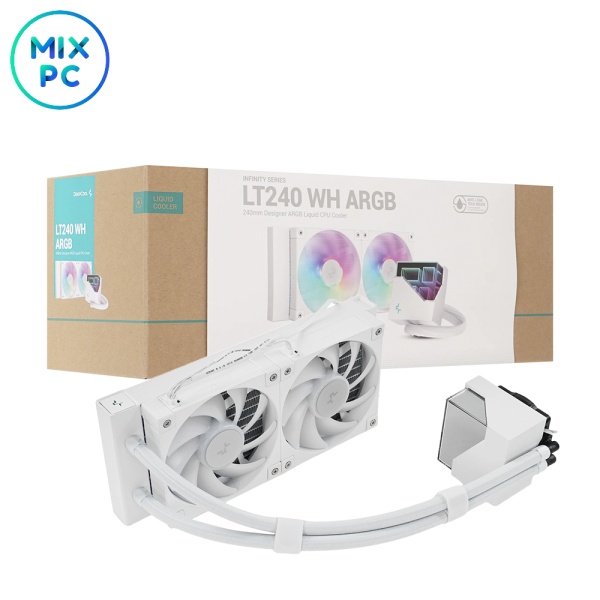 Система жидкостного охлаждения Deepcool LT240 WH ARGB