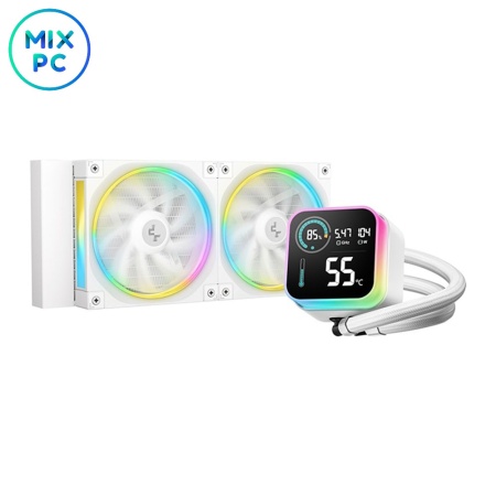 Система жидкостного охлаждения Deepcool LQ240 WH