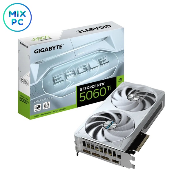 Видеокарта RTX 5060 Ti 8GB GIGABYTE EAGLE ICE OCGV-N506TEAGLEOC ICE-8GD