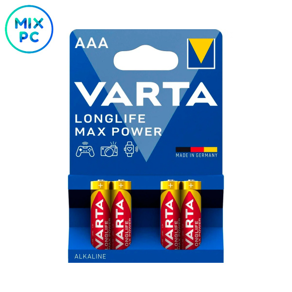 Батарейки AAA Varta Max Power 4шт.