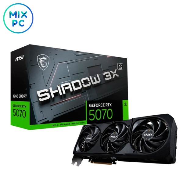 Видеокарта RTX 5070 12GB MSI SHADOW 3X