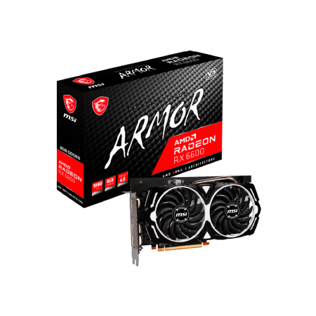 Видеокарта RX6600 MSI ARMOR 8G V1
