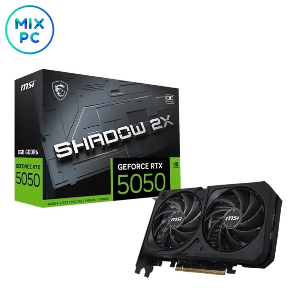 Видеокарта RTX 5050 8GB MSI SHADOW 2X OC