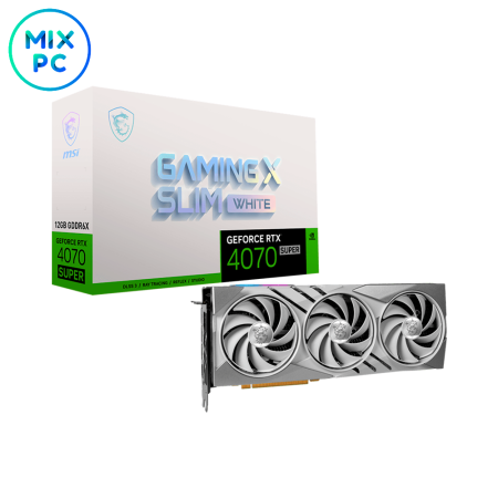 Видеокарта RTX4070 Super 12GB MSI GAMING X SLIM White