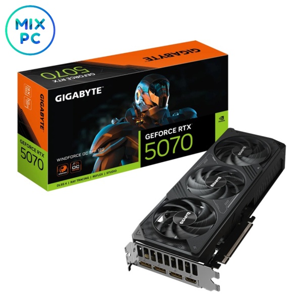 Видеокарта RTX 5070 12GB GIGABYTE WINDFORCE OC SFF GV-N5070WF3OC-12GD