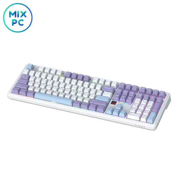 Игровая механическая клавиатура AJAZZ AK108 White AK108-FV1