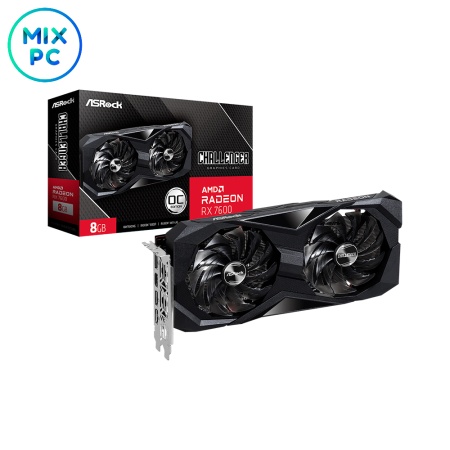 Видеокарта RX7600 8GB ASRock Challenger OC
